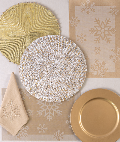 Mantel Individual De Copos De Nieve