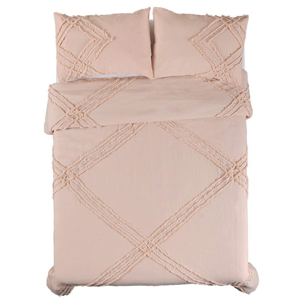 Juego De Edredon Pink Clay