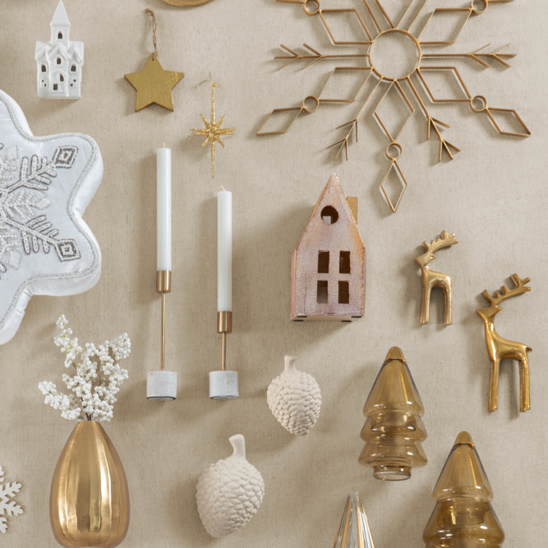 Piña Navideña Porcelana