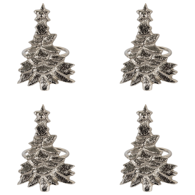 Juego de 4 Anillos Servilleta Trees