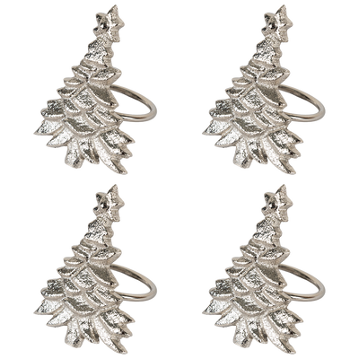 Juego de 4 Anillos Servilleta Trees
