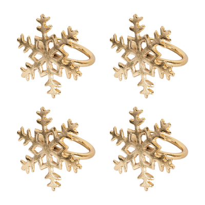 Juego de 4 Anillos Servilleta Copo