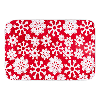 Cobertor Frazada Siberia Red Snowflake Frazada