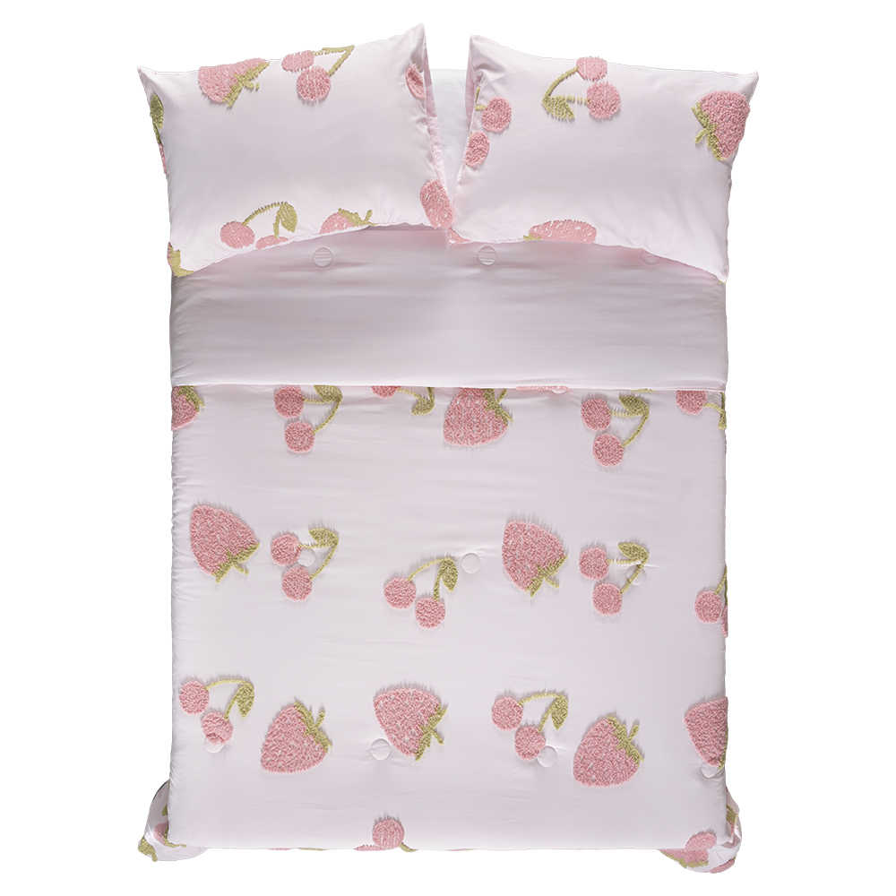 Juego de edredón Fresa