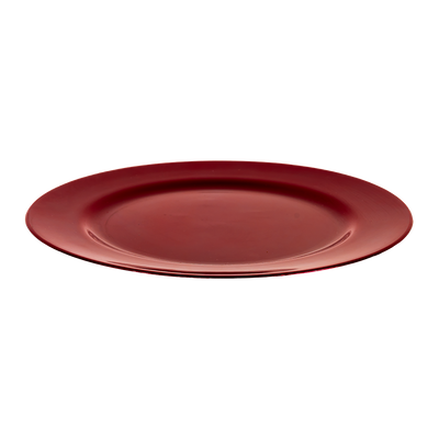 Plato base Rojo