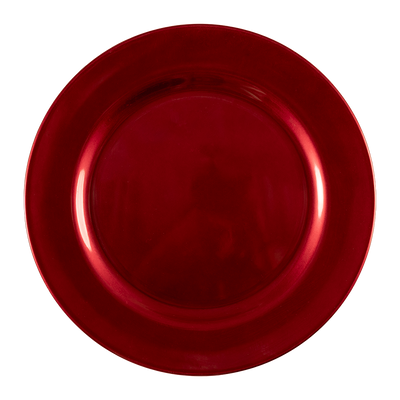 Plato base Rojo