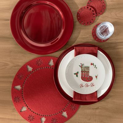 Mantel Ind Circular Holly