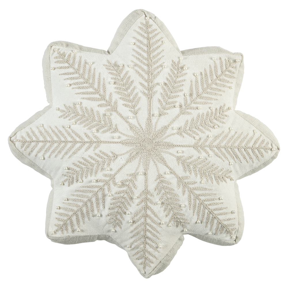 Cojín Decorativo Snowflake