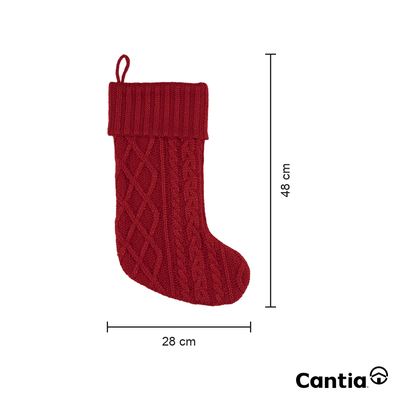 Bota Navideña Decorativa Holly