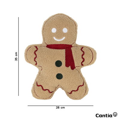 Cojín Decorativo Galleta de Jenjibre