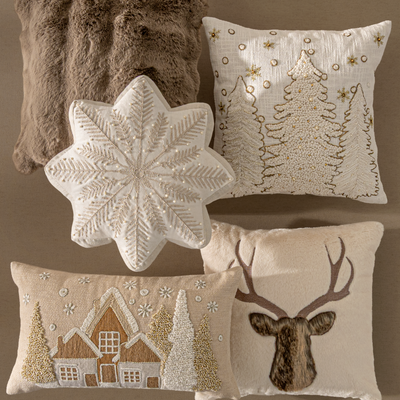 Funda Cojin Winter Cabin