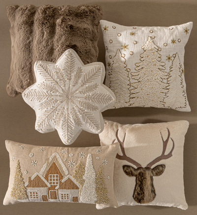 Cojín Decorativo Snowflake