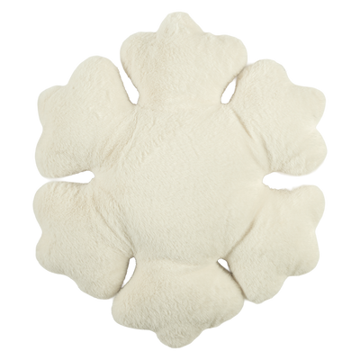 Cojín Decorativo Copo Blanco