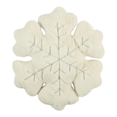 Cojín Decorativo Copo Blanco