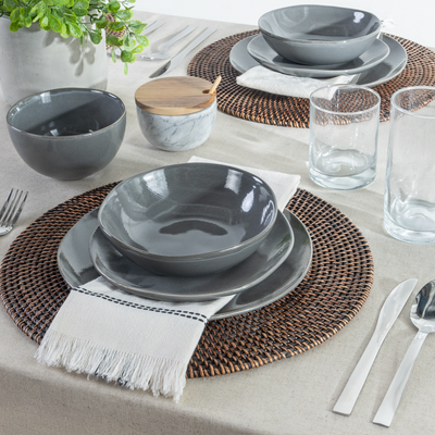 Plato Trinche Amaris Gris