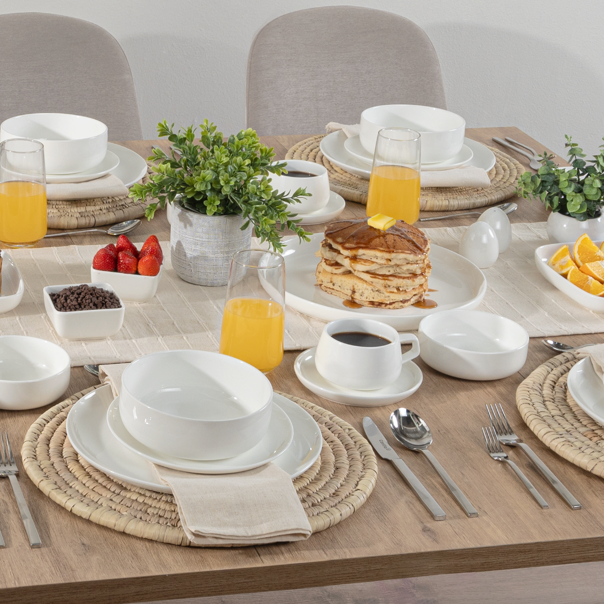 Plato De Servicio Cuadrado Ana