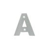 Letra de aluminio para casa "A"