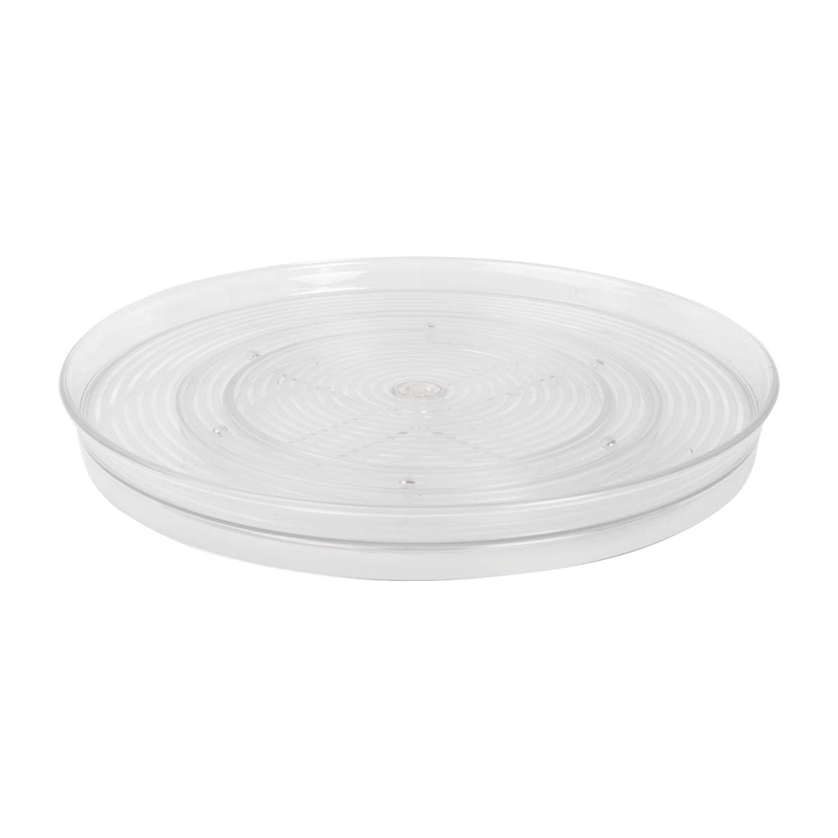 Charola de plástico giratoria