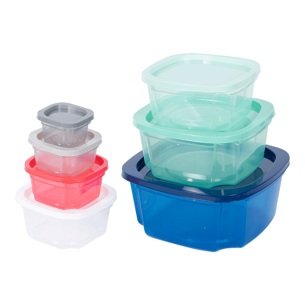 Set de 7 contenedores de alimentos