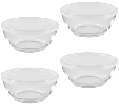 Juego de tazones con tapa