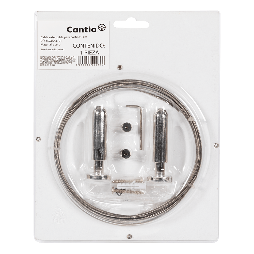 Sistema de extensión de cable para cortinas